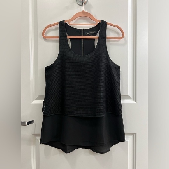 Banana Republic Women’s Top with Black Mesh Overlay Size XS - Picture 1 of 8